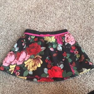 New with tags on floral girls skirt